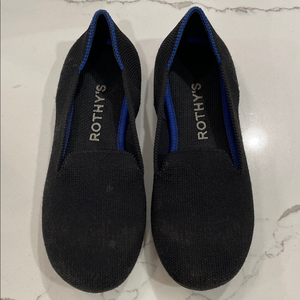 Rothy's Kids Black Size 1 Loafers